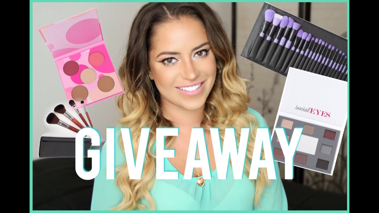 MAKEUP GIVEAWAY! 2 WINNERS W/GLAMMEUP8 + Q&A