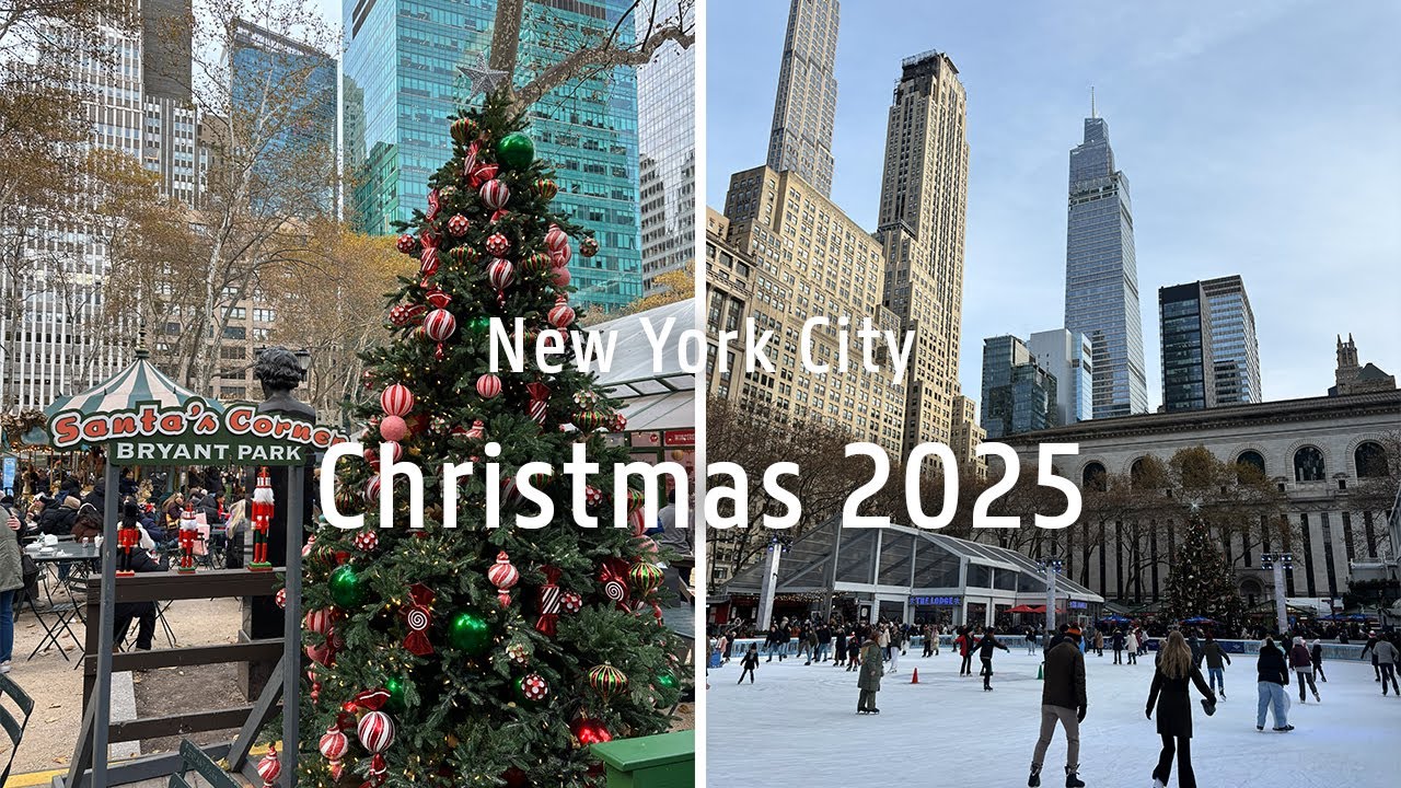 Christmas in NYC | Markets, Rockefeller Tree & Ice Skating