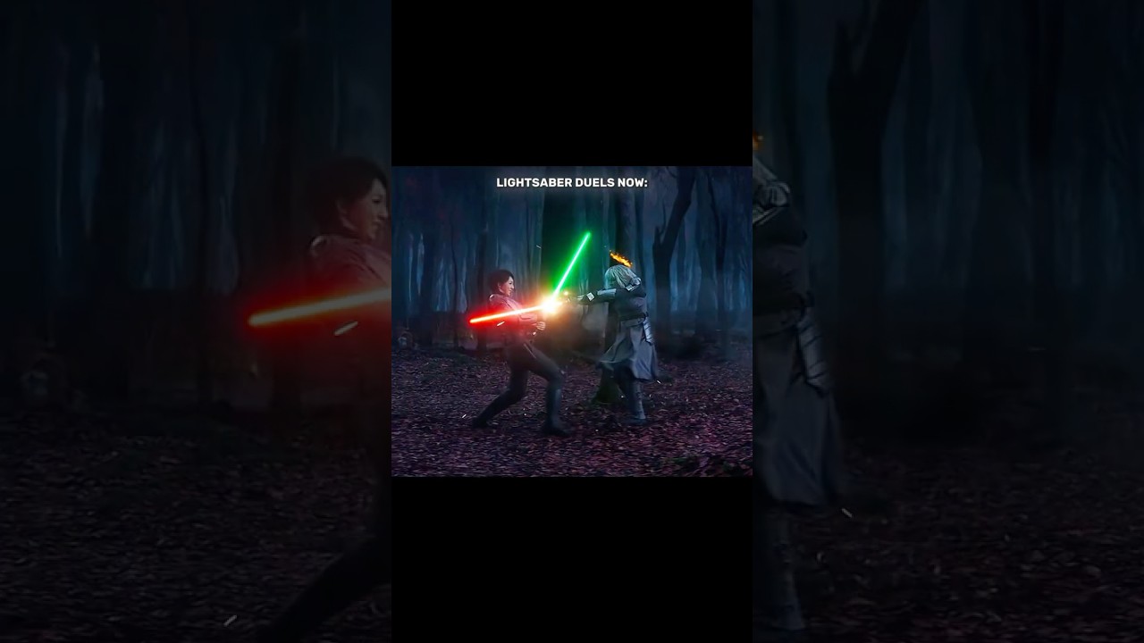 Lightsaber Duels Now VS Then