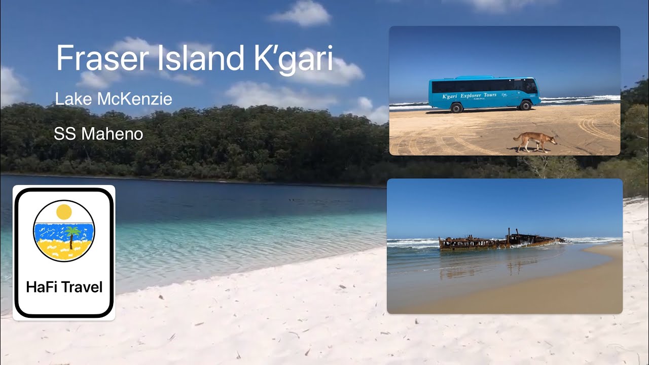 Fraser Island K'Gari,  Lake McKenzie the SS Maheno Eli Creek - Campgrounds in QLD -