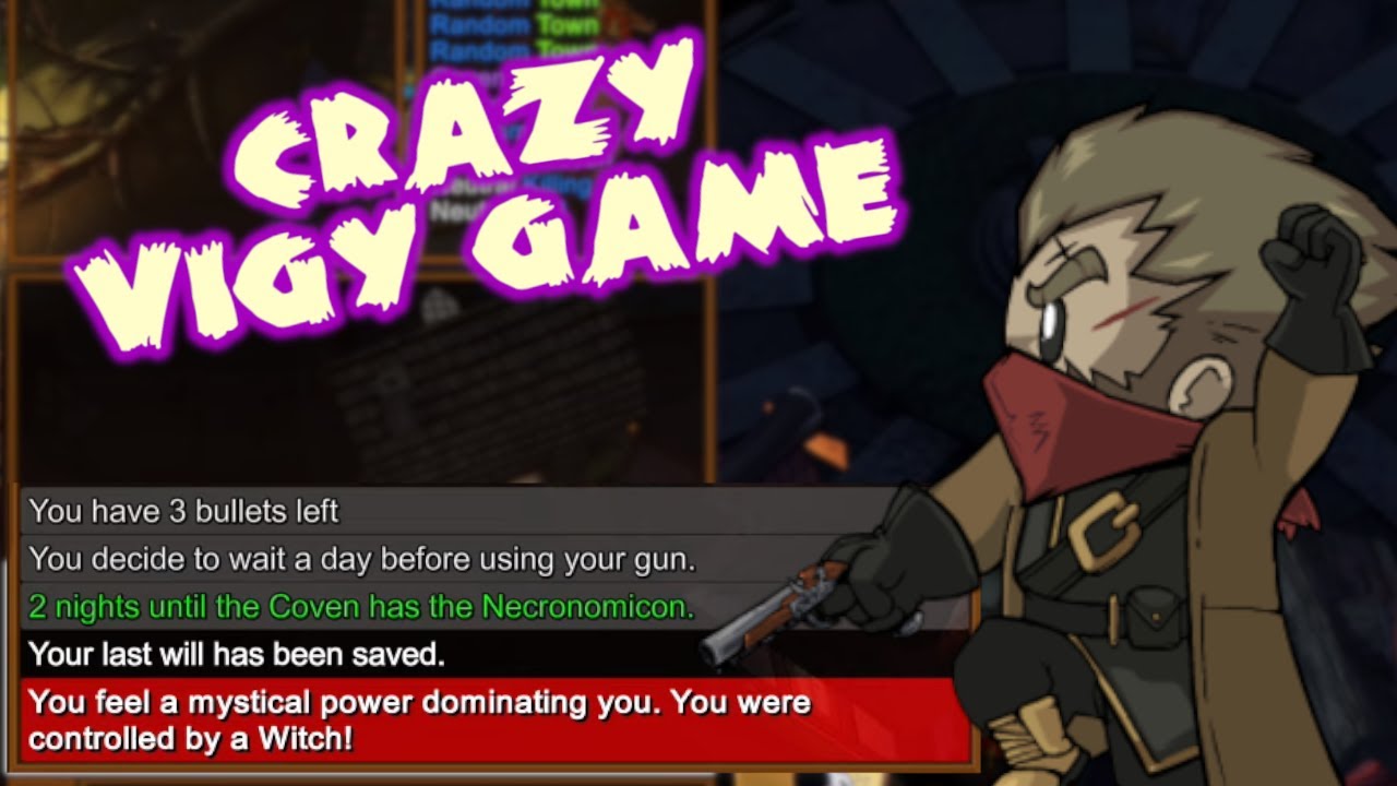 Town of Salem Coven | CRAZY VIGILANTE GAME | Social Deduction Game