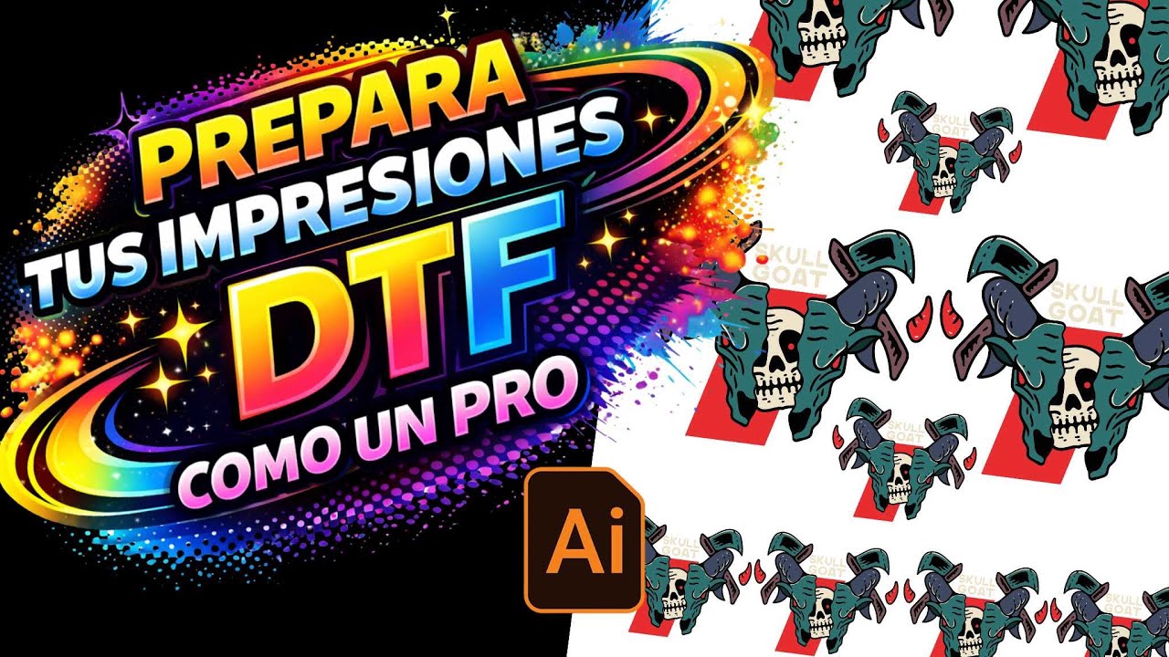 ✅ Cómo PREPARAR un archivo para IMPRESIÓN DTF 2026
