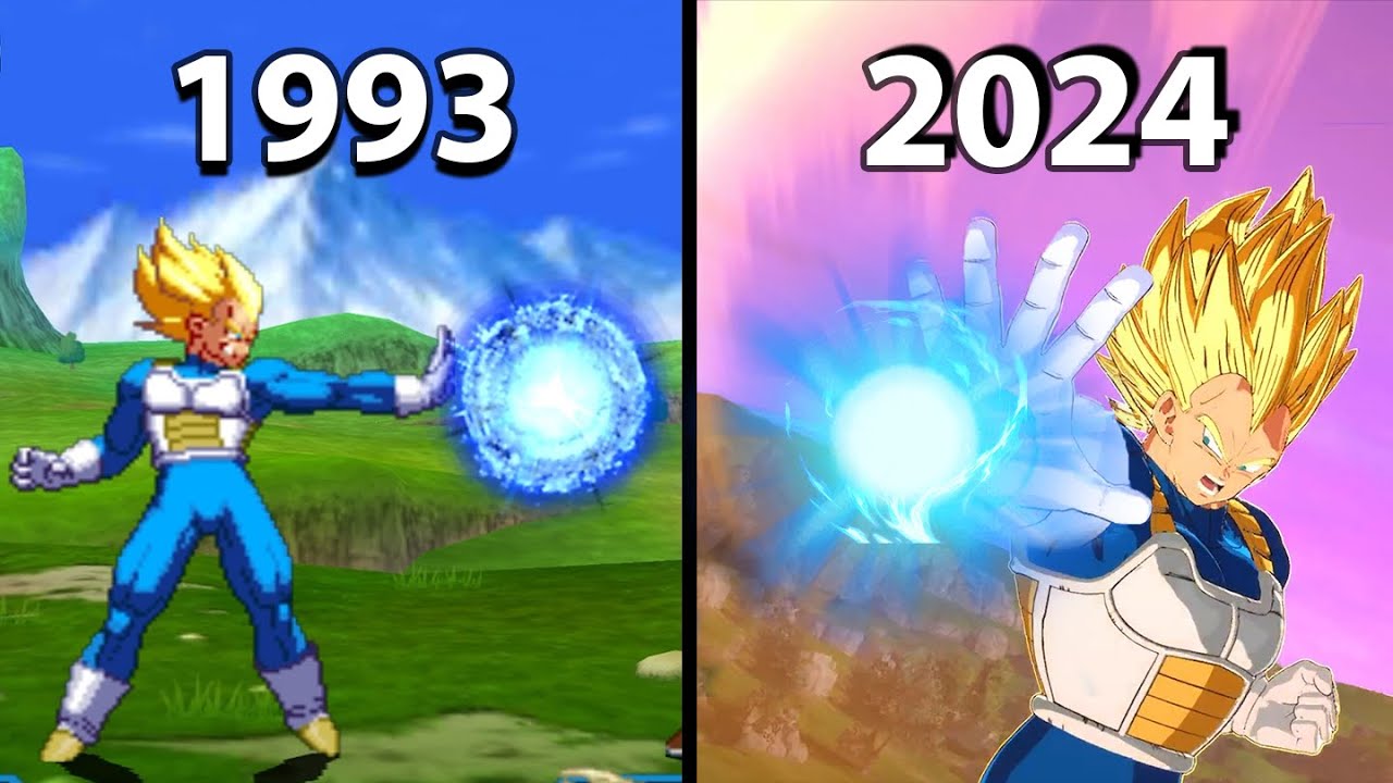 Evolution Of Super Vegeta's Big Bang Attack (1993-2024)