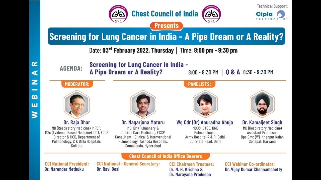 Screening for Lung cancer in India- A pipe dream or a reality?