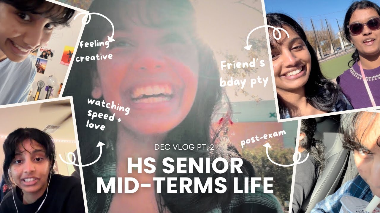 December Vlog Pt 2 | Dealing with *SENIORITIS,* Last Time taking High School Finals, Binging Shows
