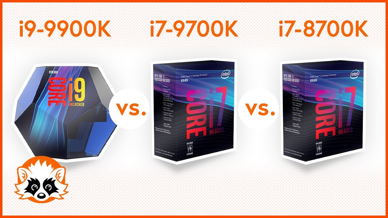 Intel i9 9900K vs. i7 9700K vs. i7 8700K Becnhmark Comparison 2020