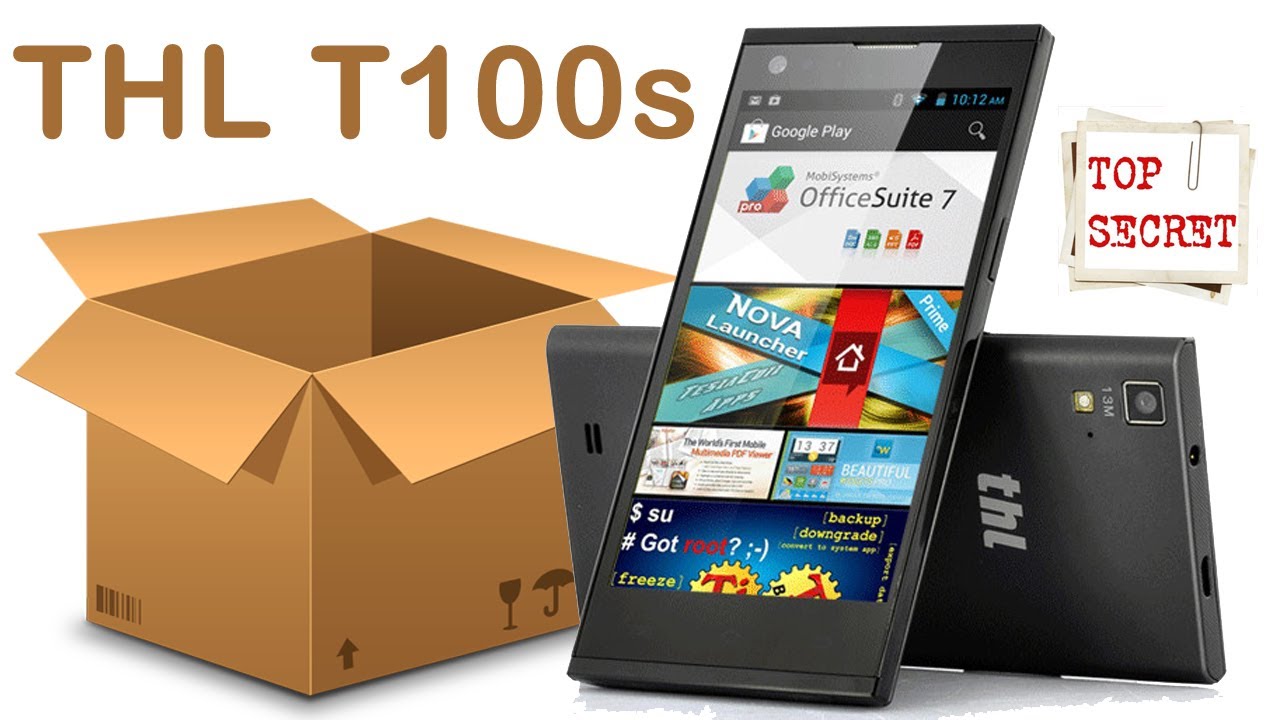 Распаковка THL t100s