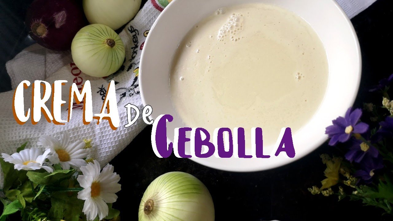 Crema de CEBOLLA, casera...una delicia!!