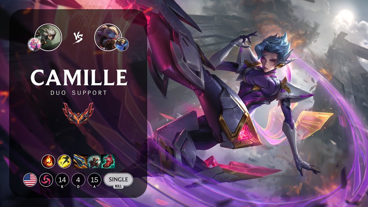 Camille Support vs Poppy - NA Grandmaster Patch 14.2