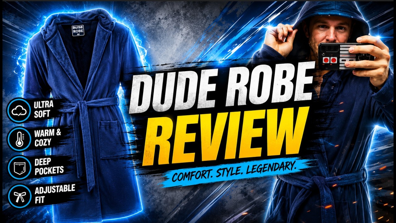 Best Men's Luxury Bathrobe? (2025) 📝The Dude Robe 🥋 REVIEW VIDEO