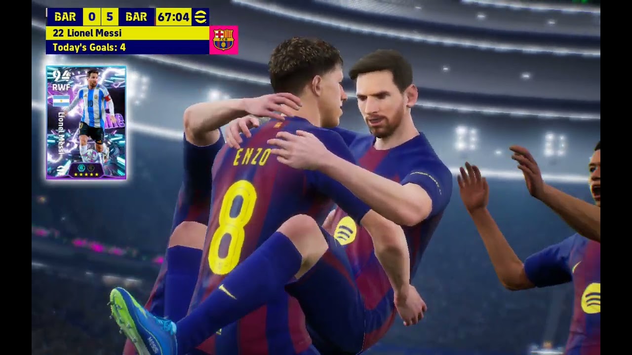 Efootball Barcelona vs Barcelona 