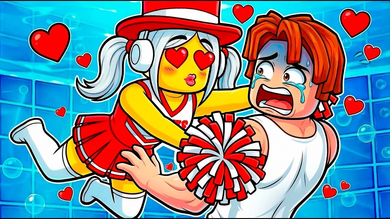 МЕНЯ ПОЦЕЛОВАЛИ ЧИРЛИДЕРШИ НА ПУЛ-ПАТИ 💋📣🌊😱
