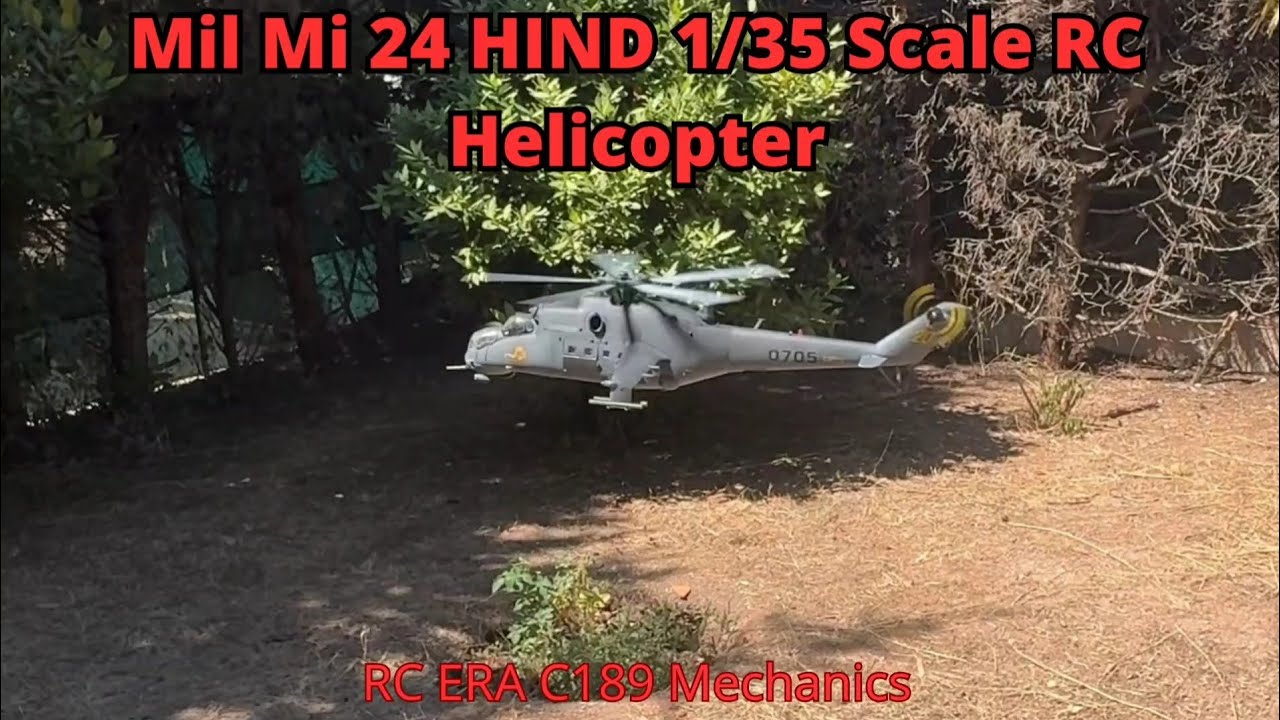 RC ERA C189 with a new Dress - Mil Mi 24 HIND 1/35 Scale Trumpeter Fuselage