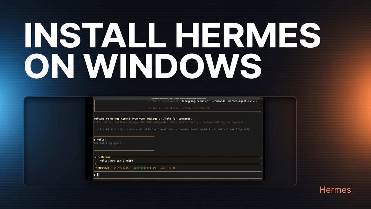 Install Hermes Agent on Windows (WSL Setup Walkthrough)