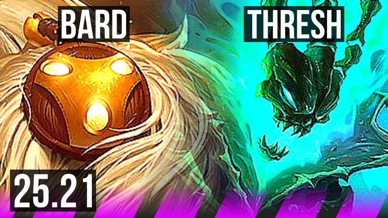 BARD & Karthus vs THRESH & Kai'Sa (SUP) | EUW Master | 25.21