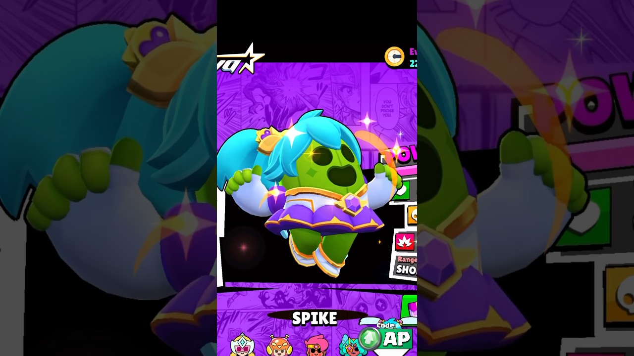 Spike (Starr Nova Event)😤👊 Brawl Stars #shorts #brawlstars #brawlstarsshorts