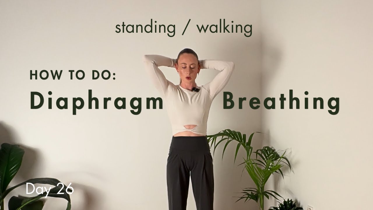 How to do Diaphragmatic Breathing While On-The-Go (For Busy People) | Day 26 