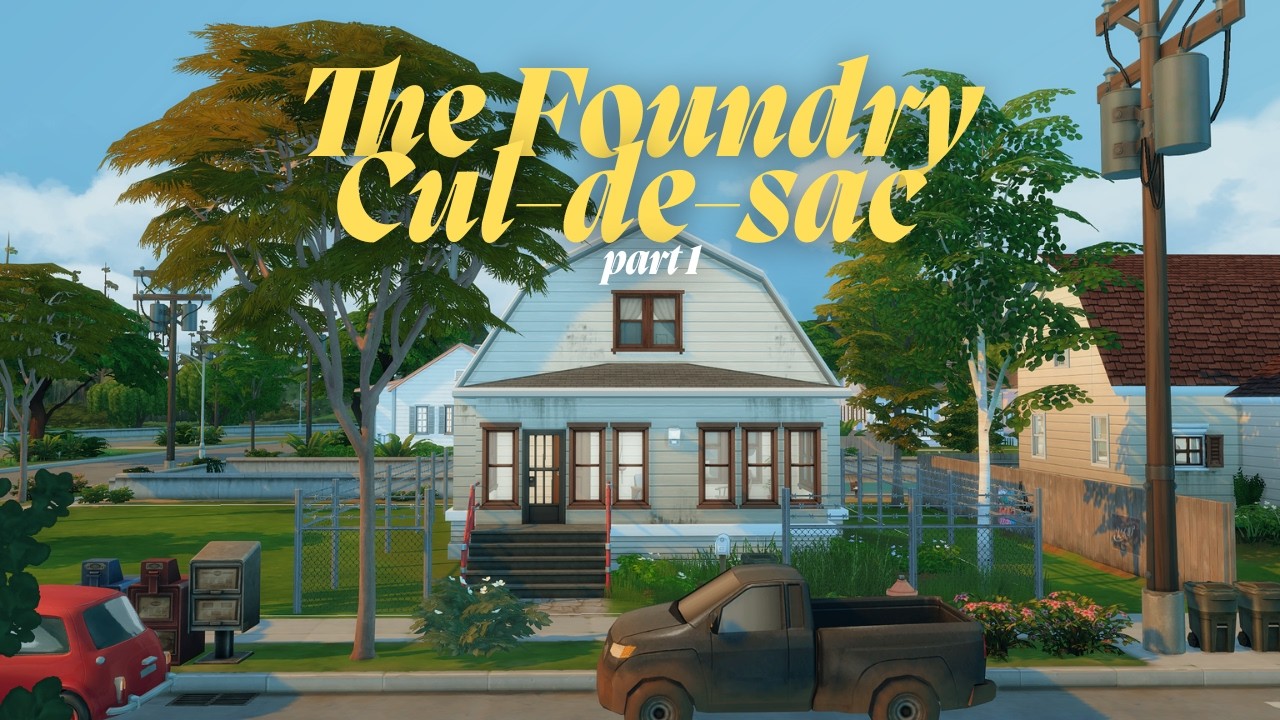 Realistic Save File Journey: The Foundry Cul-de-sac (Part 1) | No CC | Stop Motion