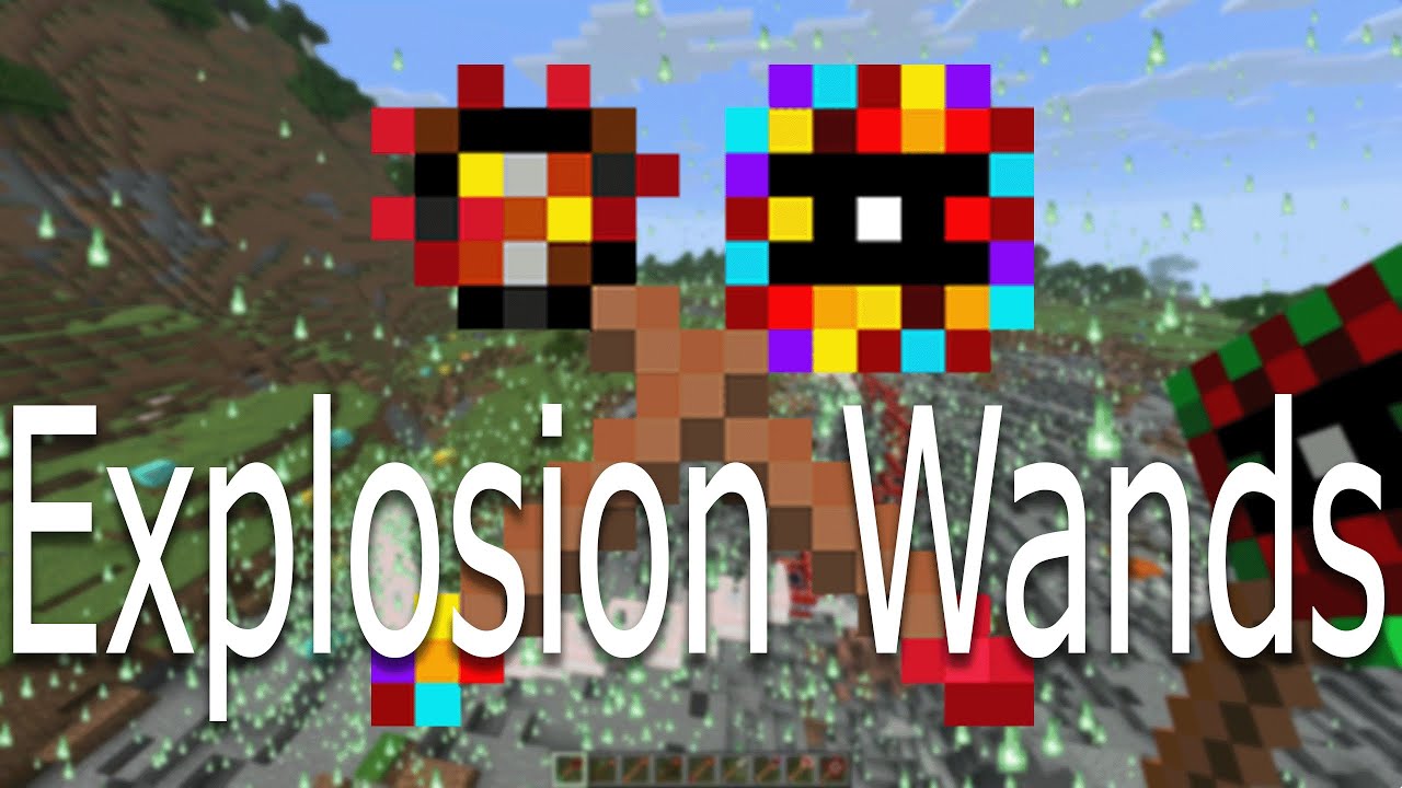 [Minecraft Mod Showcase] Explosion Wands! (1.21.11)