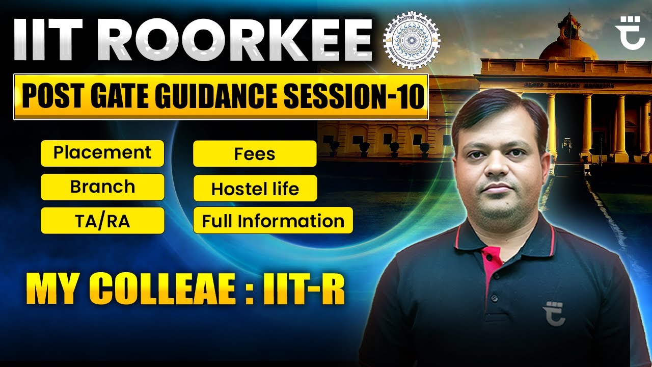 IIT ROORKEE | Post GATE Guidance Session-10 | How to Apply? | Detailed Information | Shailendra Sir