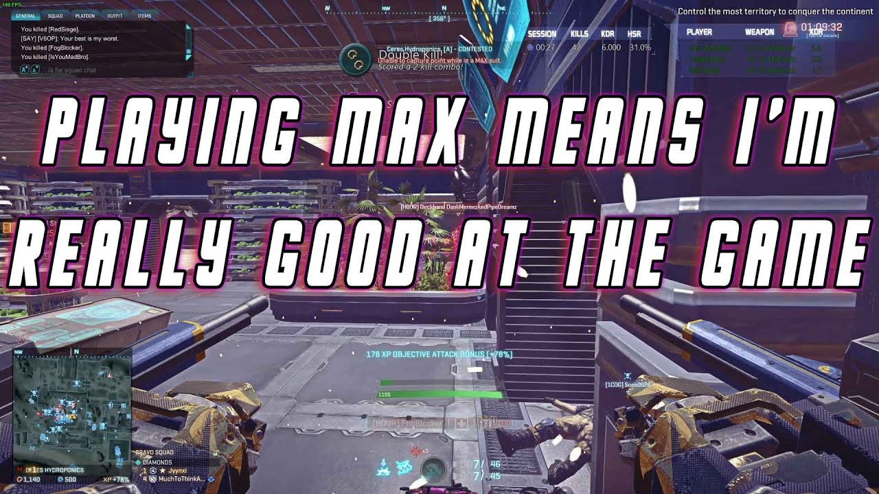 NC MAX vs TR's Best Emerald Outfit (Planetside 2)