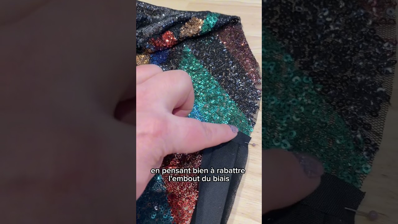2h pour coudre ta jupe à sequins !