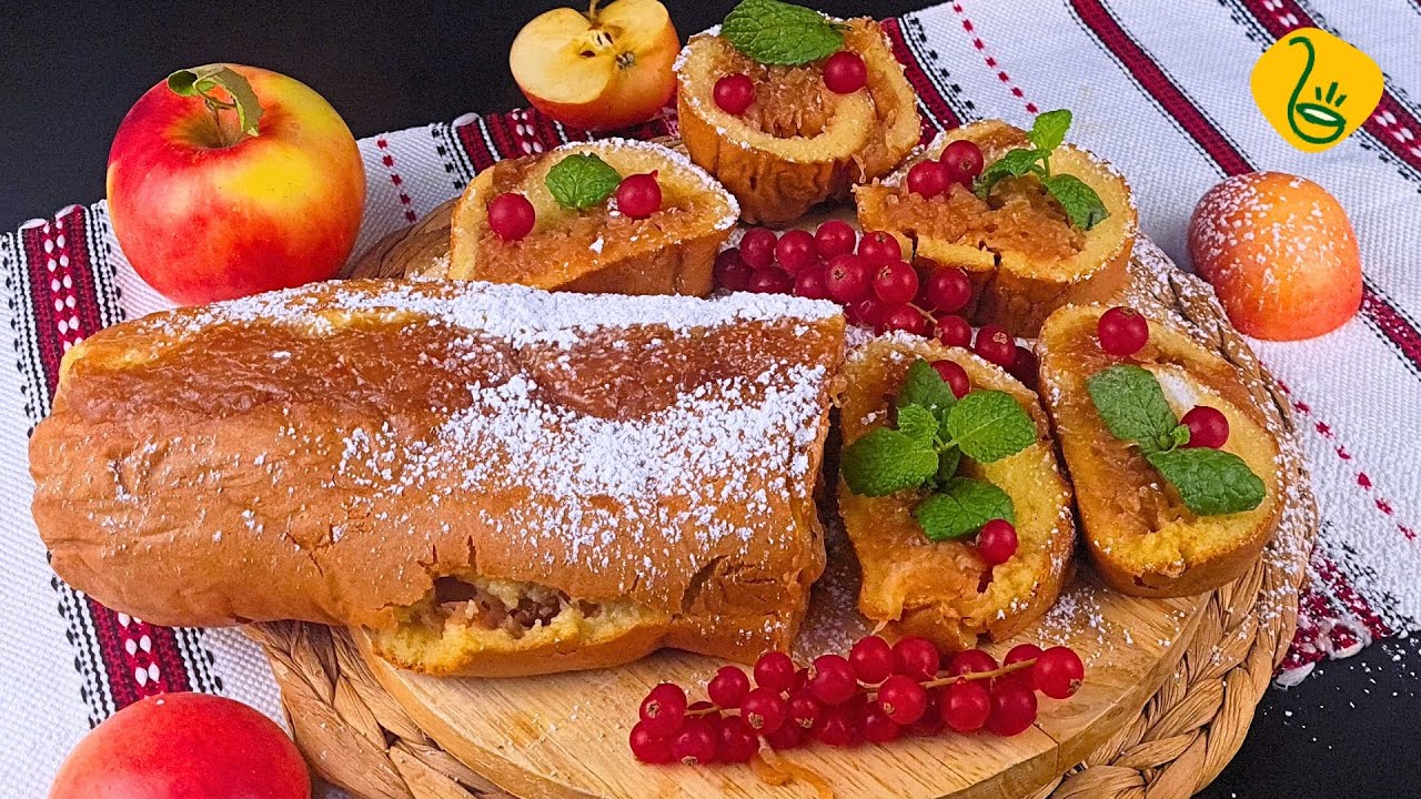 RULADA CU MERE FARA PRAF DE COPT | Cea mai Pufoasa Reteta Rapida de Toamna!