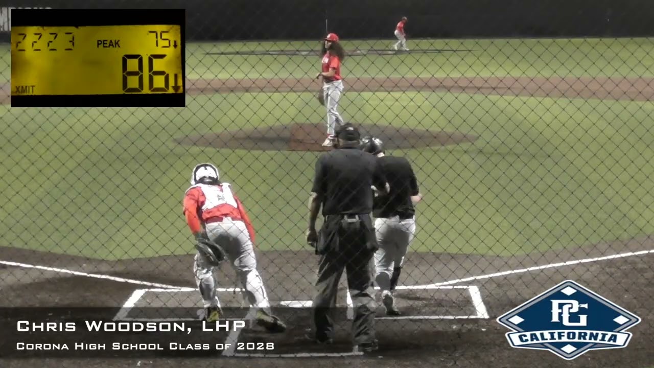 Chris Woodson Prospect Video, LHP, Corona High School Class of 2028