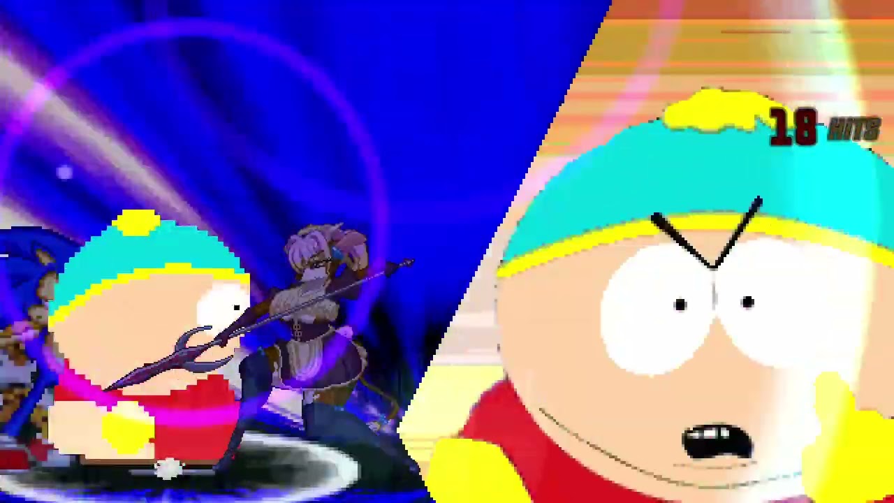 MUGEN: Sonic and Tails VS. Annabelle and Eric Cartman (Requested)