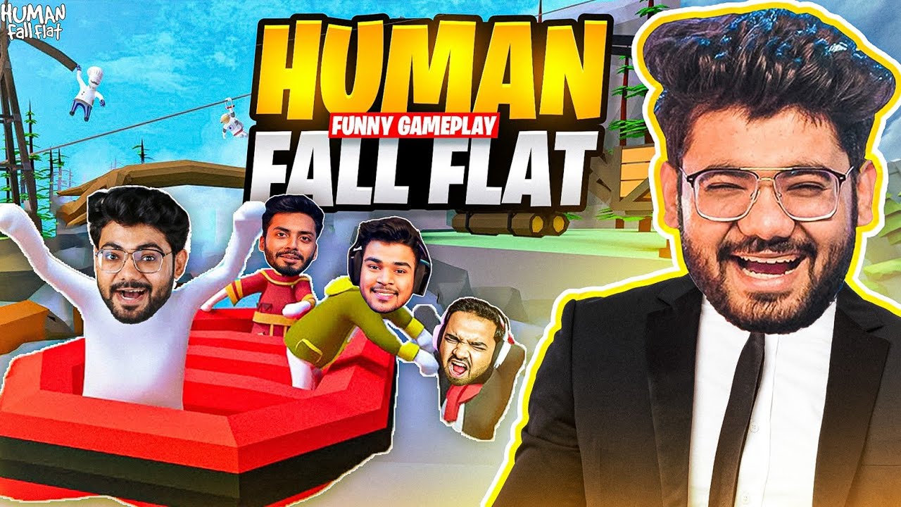 FUNNIEST HUMAN FALL FLAT VIDEO | FT. @Bittyboi @EmperorPlays @ayushislivee @tipagaming #pcgaming