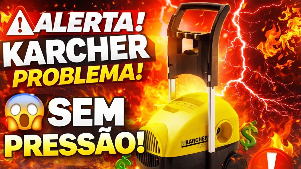 LAVADORA KARCHER 330 SEM PRESSÃO FRACA