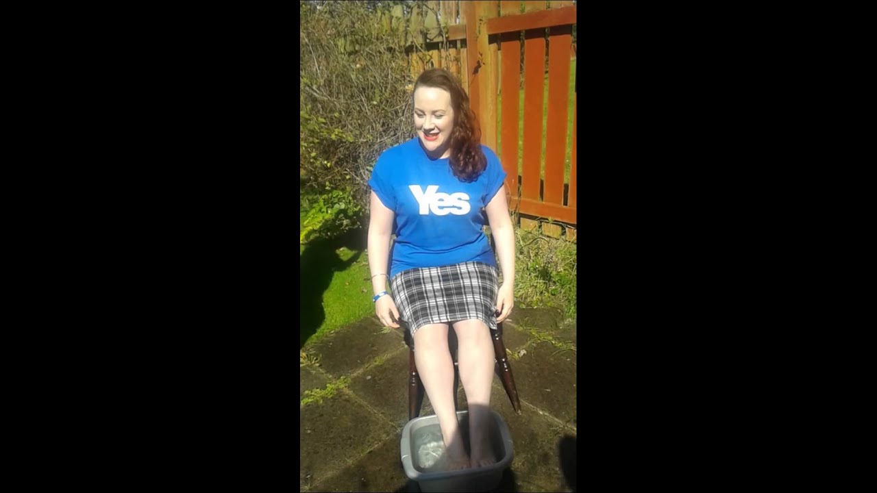 My Ice Bucket Challenge for Yes Scotland