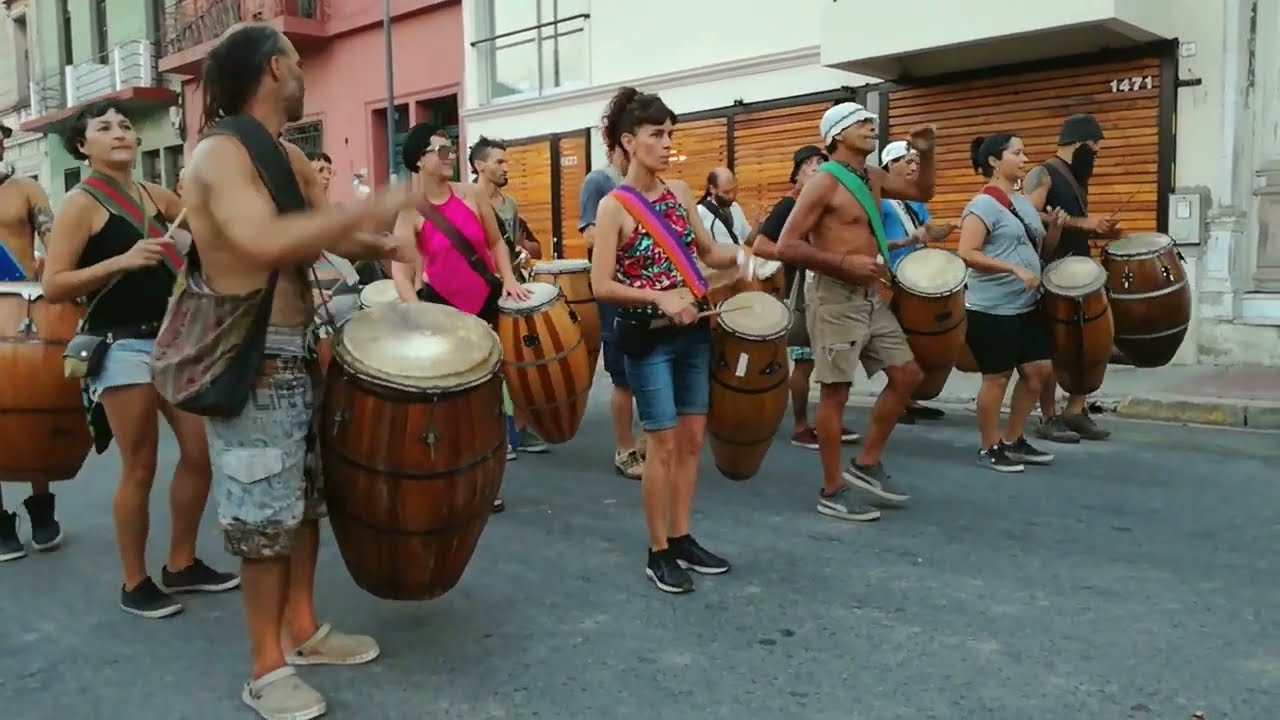 🔥Lonjas de San Telmo 12/2/2023 💚💛🧡#argentina #buenosaires #candombe #uruguay #santelmo