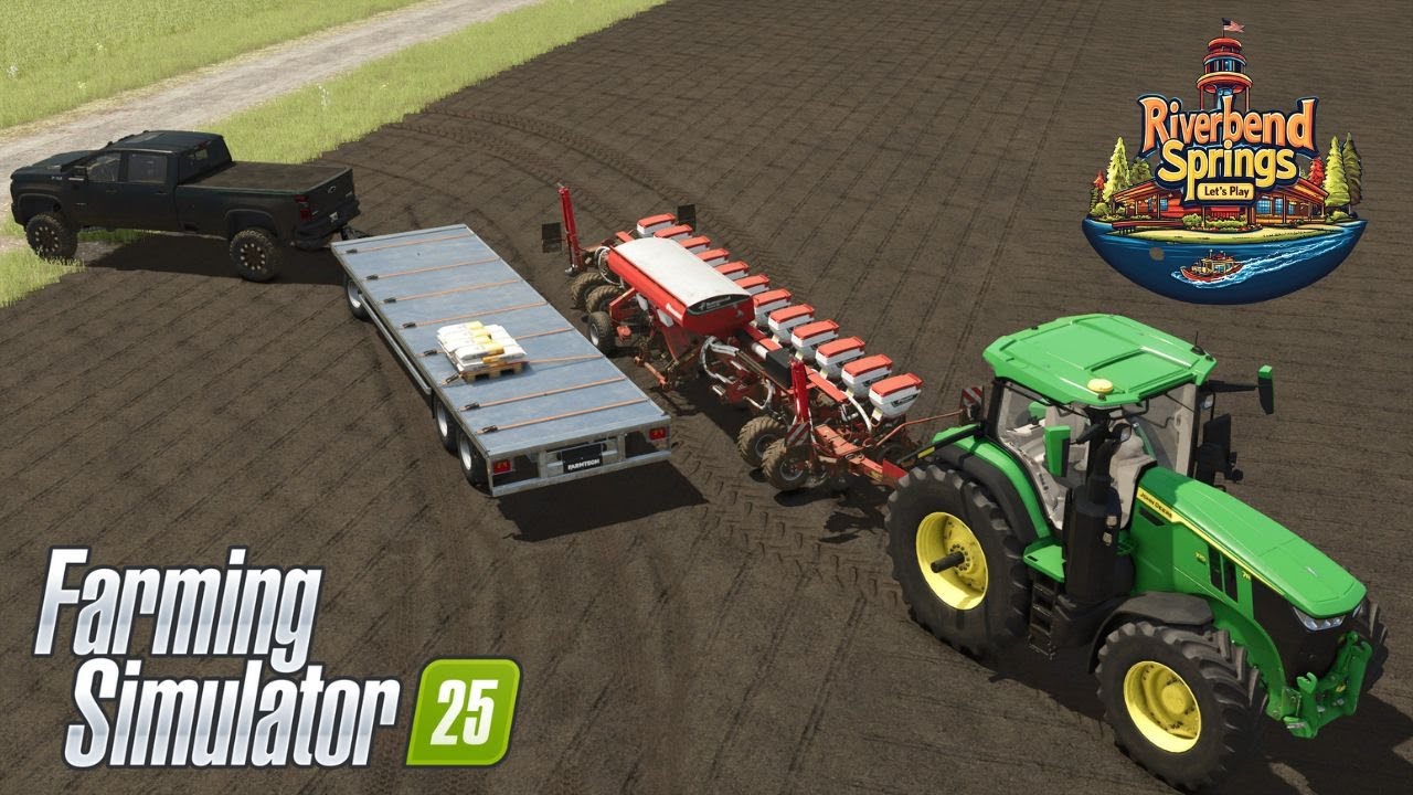 Наш самый масштабный посевной сезон! — Farming Simulator 25 — Riverbend Springs, эпизод 29