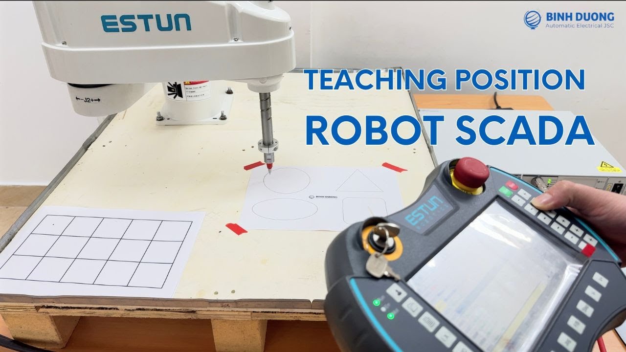 Cách dạy điểm (Position) Robot SCARA bằng Pendant cho người mới