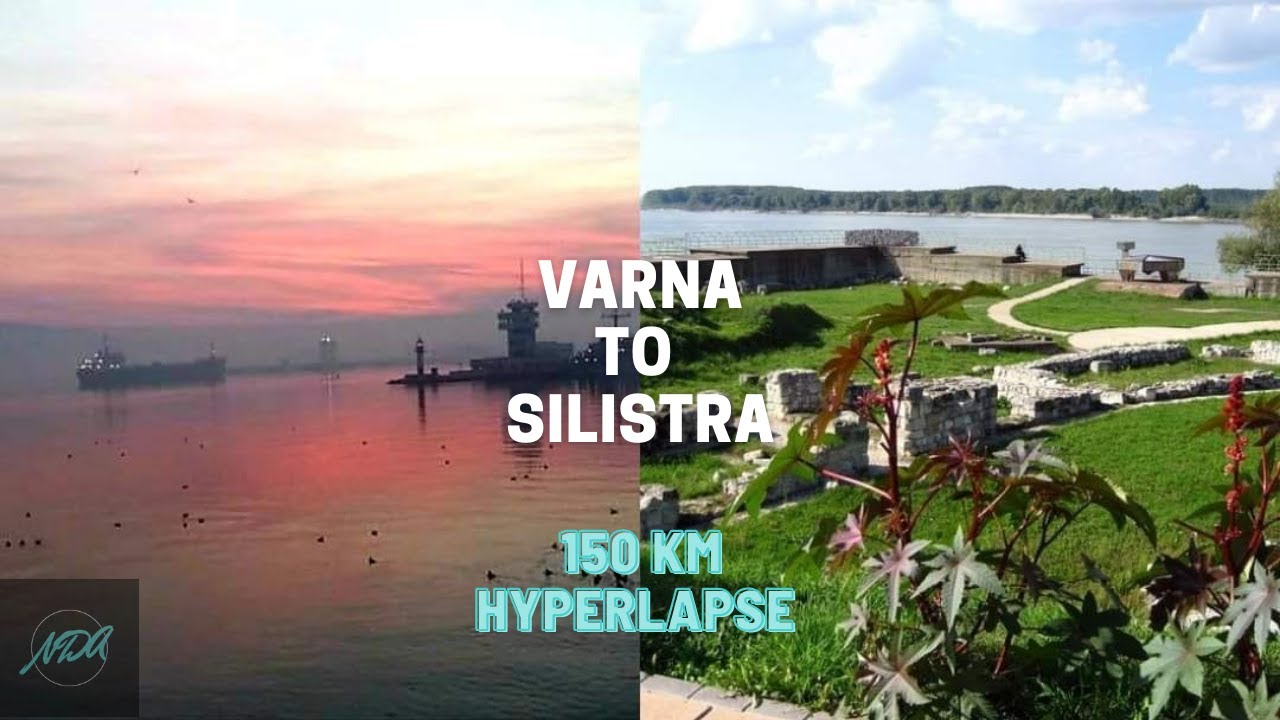 150 km of Hyperlapse | A trip from Varna to Silistra