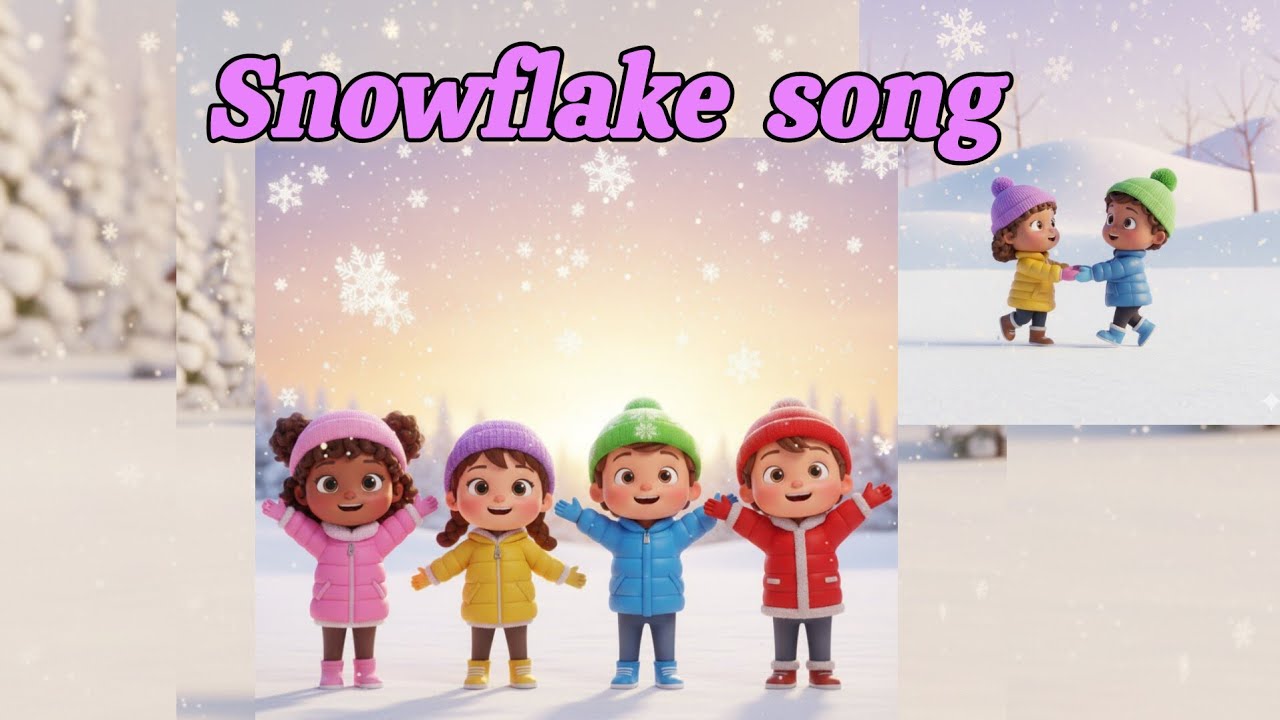 Winter Snow Fun Song | Cute Snow Play Rhyme for Kids | Kinomelo Kids