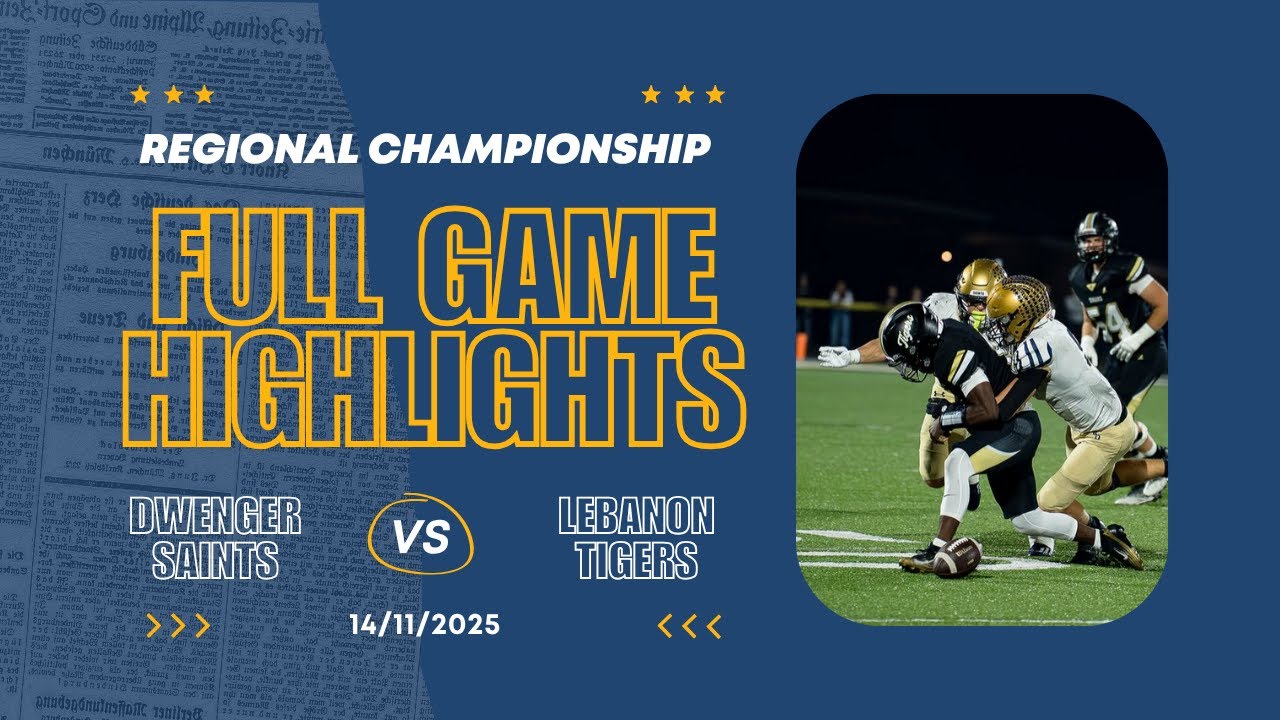 Bishop Dwenger Saints vs Lebanon Tigers | Regional Championship Highlights