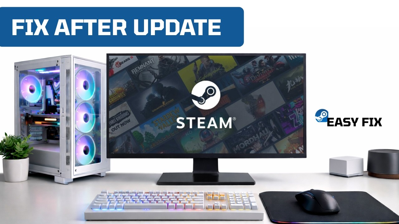 Fix Steam Issues After Windows Update | Steam Not Opening, Crashing or Not Working
