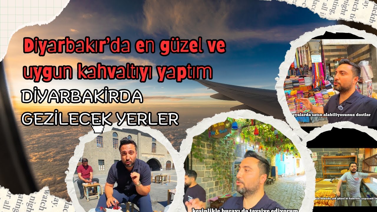 Diyarbakır’ın en uygun ve en lezzetli kahvaltısını yaptım gezilecek yerleri paylaştım 😍