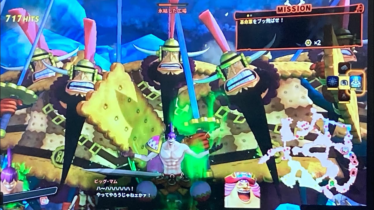 ワンピース 海賊無双4 無限ビスケット&無敵技で蹂躙　クラッカー　真の海賊無双S Rank TA