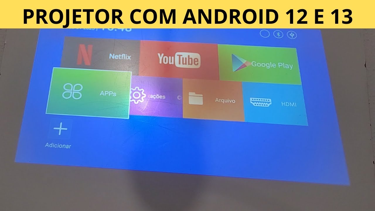 projetor hy300 não entra nas configurações avançadas