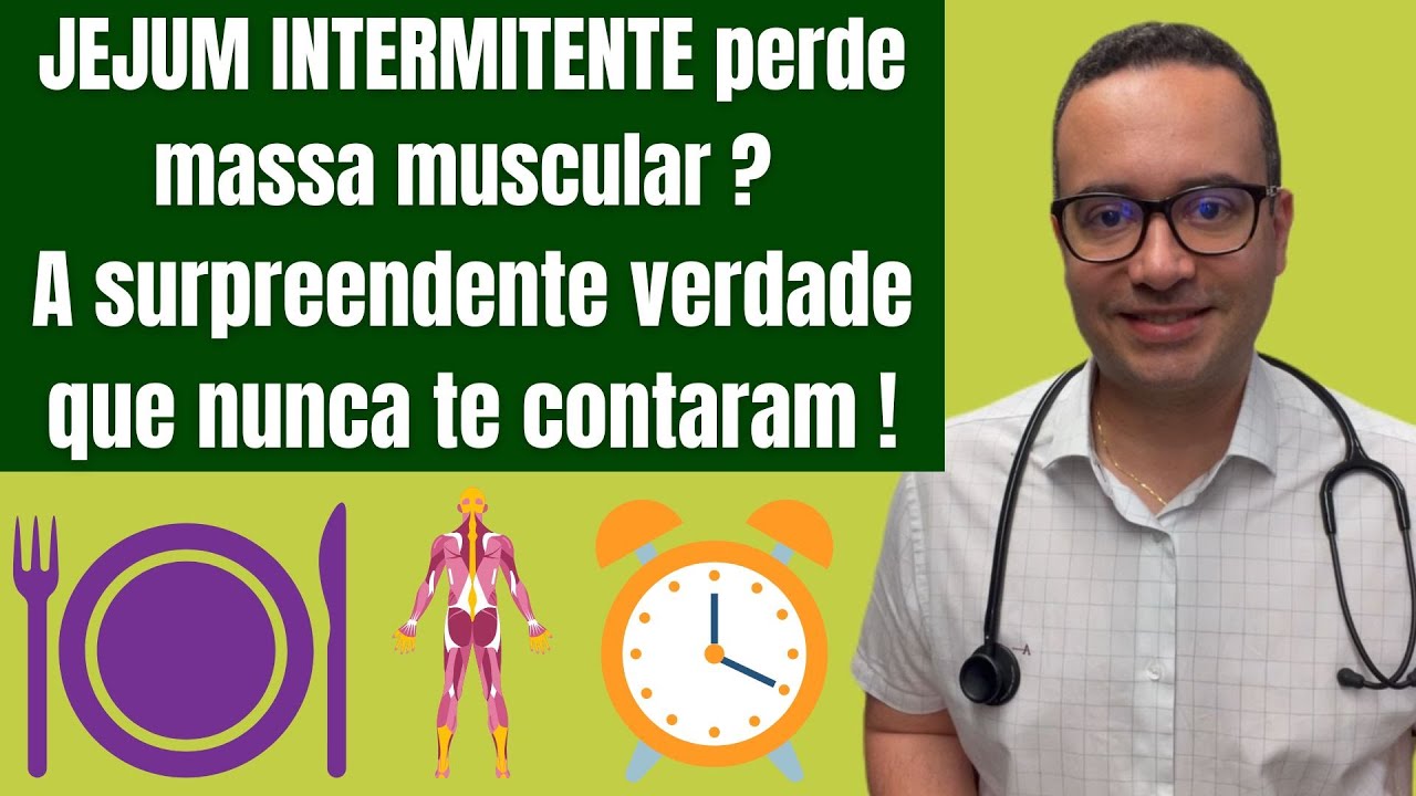 Jejum intermitente perde massa muscular? A surpreendente verdade que nunca te contaram!