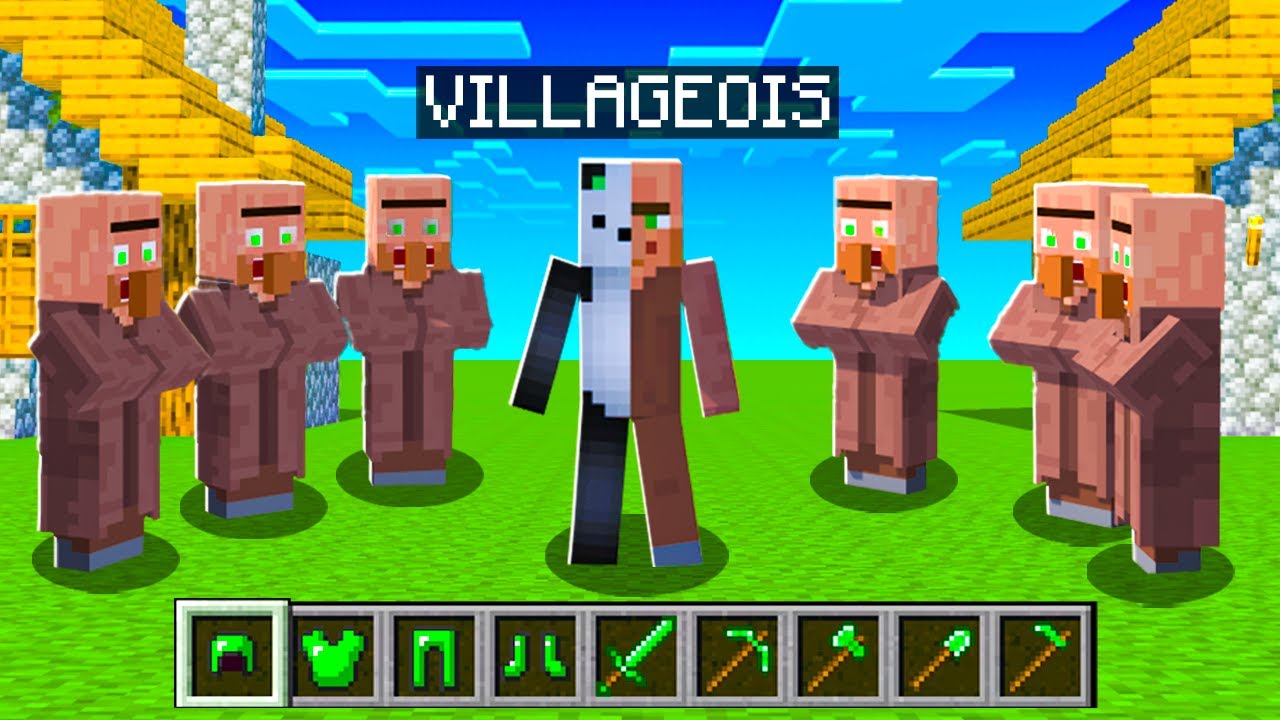 J'ai pass&eacute; 24h en Villageois dans Minecraft !