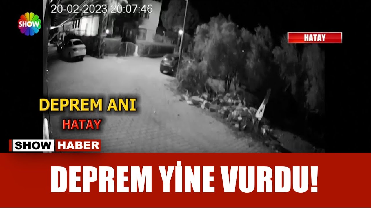 Deprem anları!