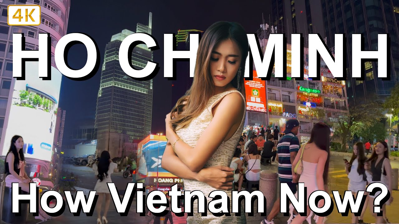 🇻🇳 How is Vietnam now? Ho Chi Minh City Vibrant Streets After Dark 4K