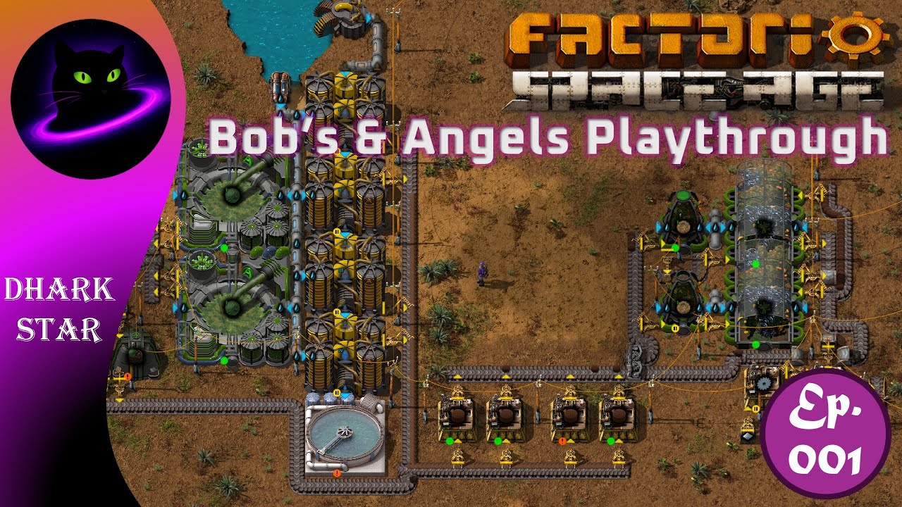 Factorio - Bob's and Angel's Playthrough - Episode 001 - The Beginning