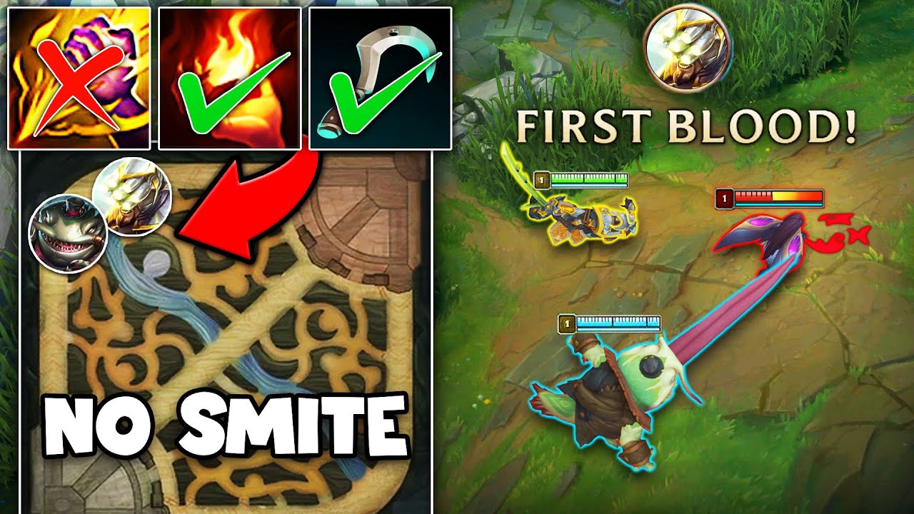WE TRIED THE NEW CHINESE STRATEGY THAT WINS EVERY GAME! (NO SMITE + DUO TOP)