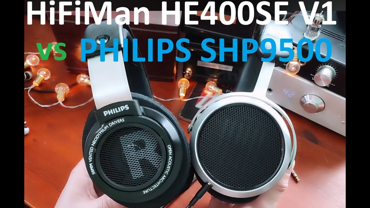 HiFiMan HE400SE v1 vs Philips SHP9500. Tanie i dobre słuchawki planarne i dynamiczne! Które lepsze?