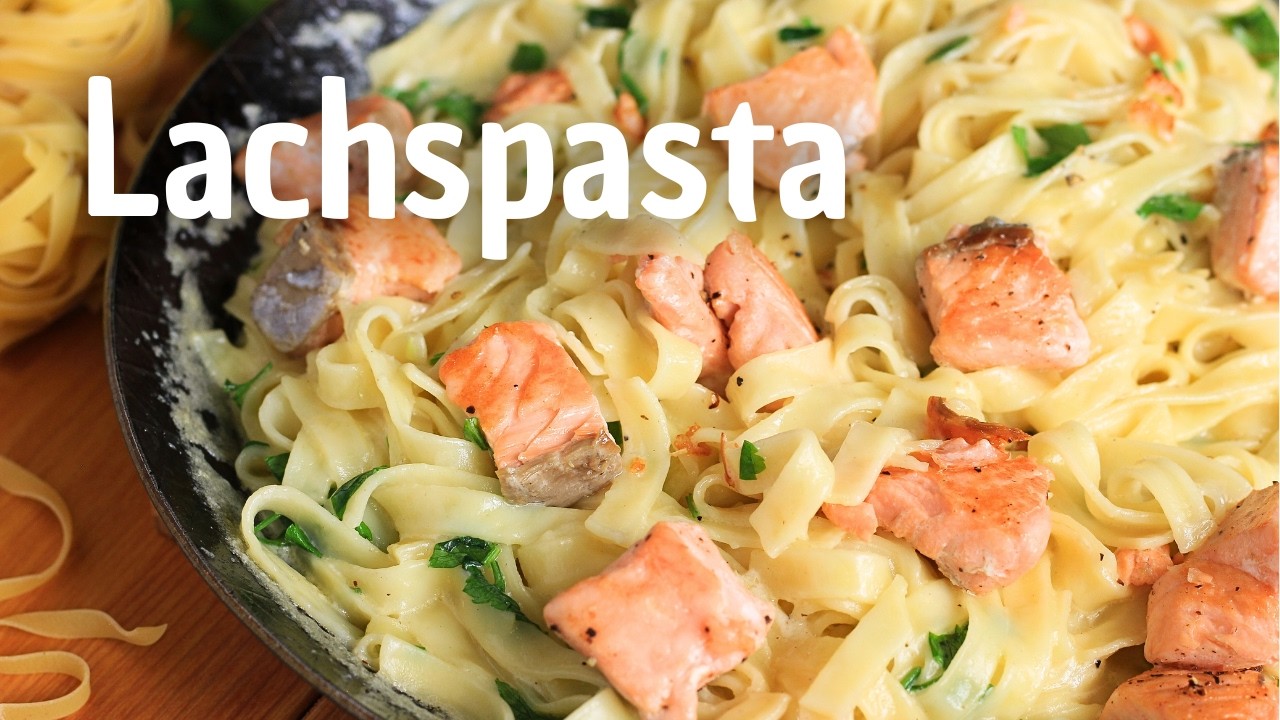 Cremige Lachs Pasta mit Sahne Sauce Rezept | Einfach Selber Kochen